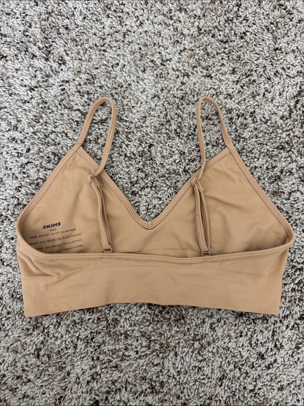 SKIMS Soft Smoothing Bralette in Ochre - Picture 3 of 4